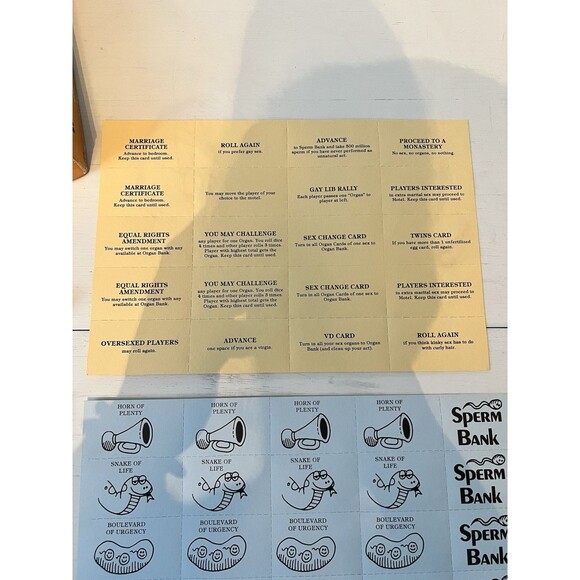 The Sex Education Game Rare 1979 Vintage Original Box American Publishing Corp - Picture 5 of 7